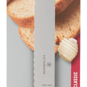 Victorinox V-6.86 36.21L8B Swiss Classic brødkniv/ savtakket kant, 21 cm, gul