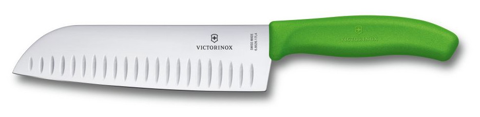 Victorinox Swiss Classic Santokumesser 17cm grün